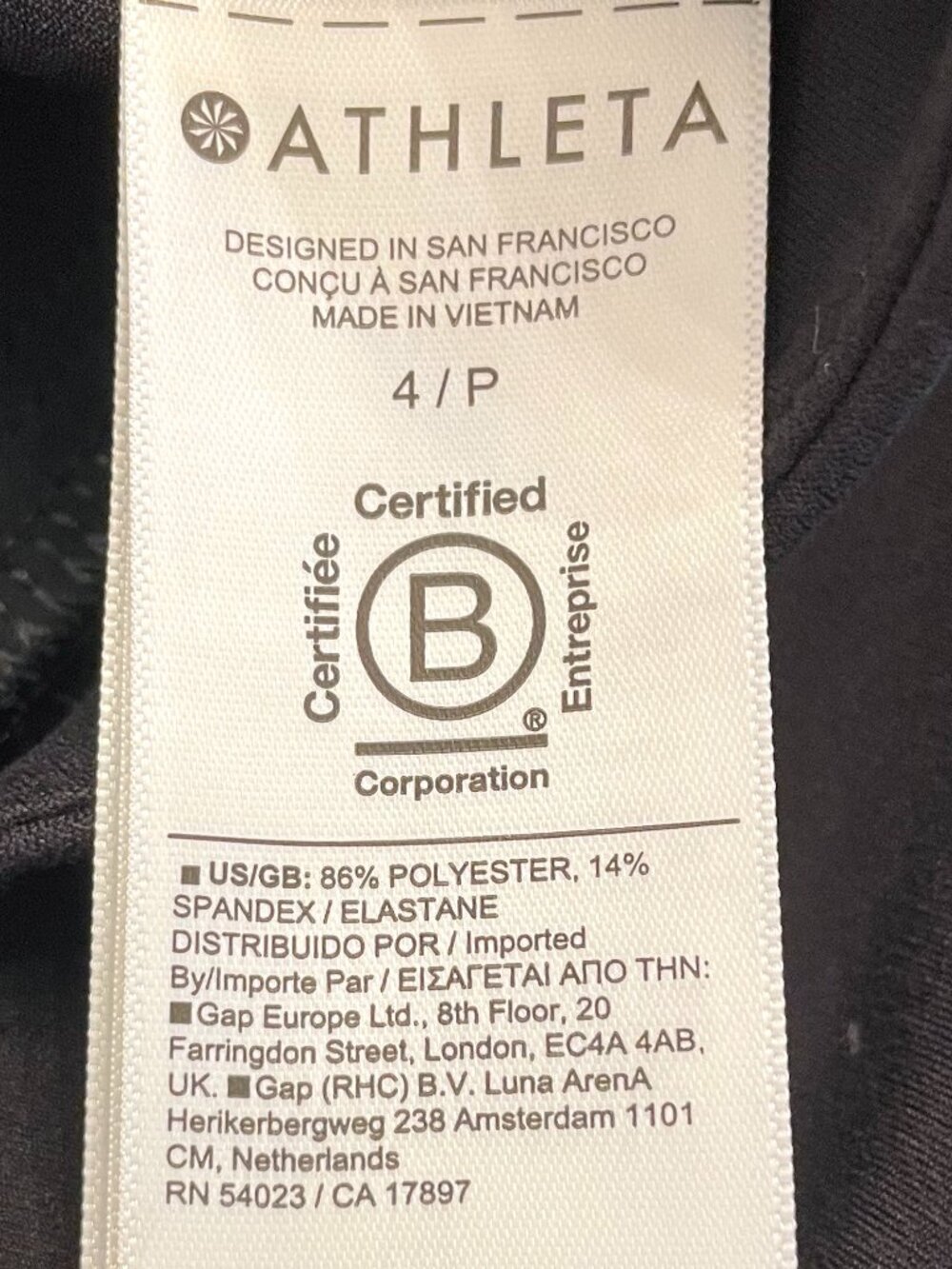 Athleta Endless High Rise Pant, Black, Sz 4P, Business and Leisure Pants - Picture 10 of 13
